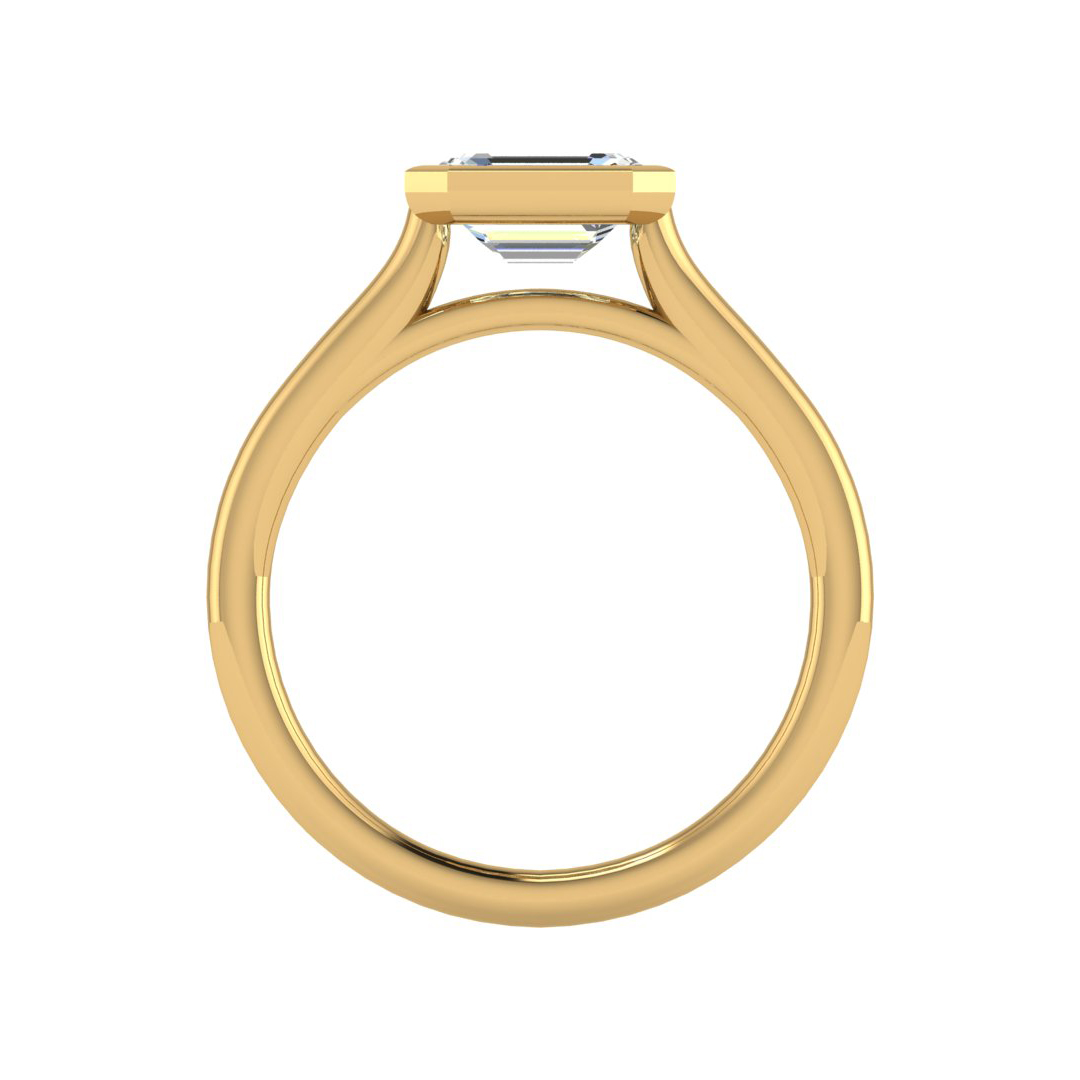 Harper Bezel Cathedral Solitaire